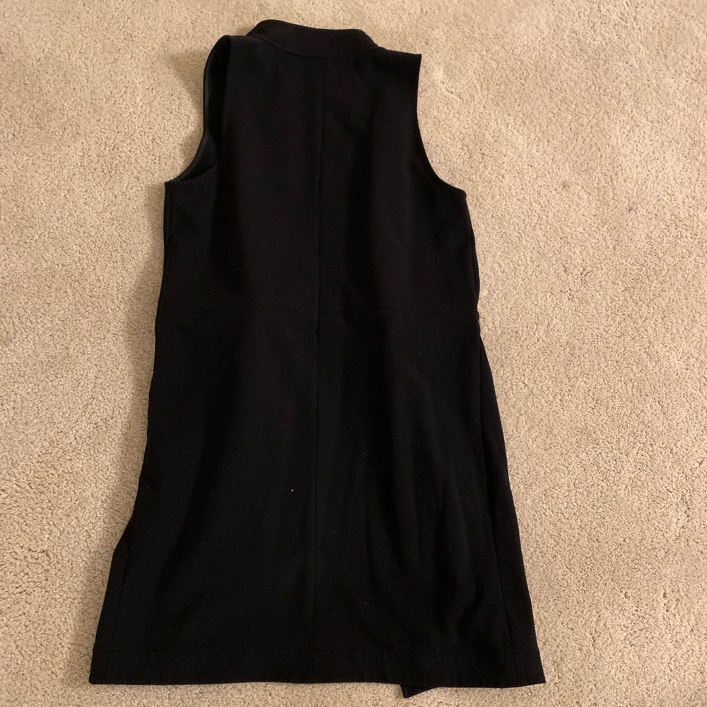 Long black vest, size M - Picture 3 of 3